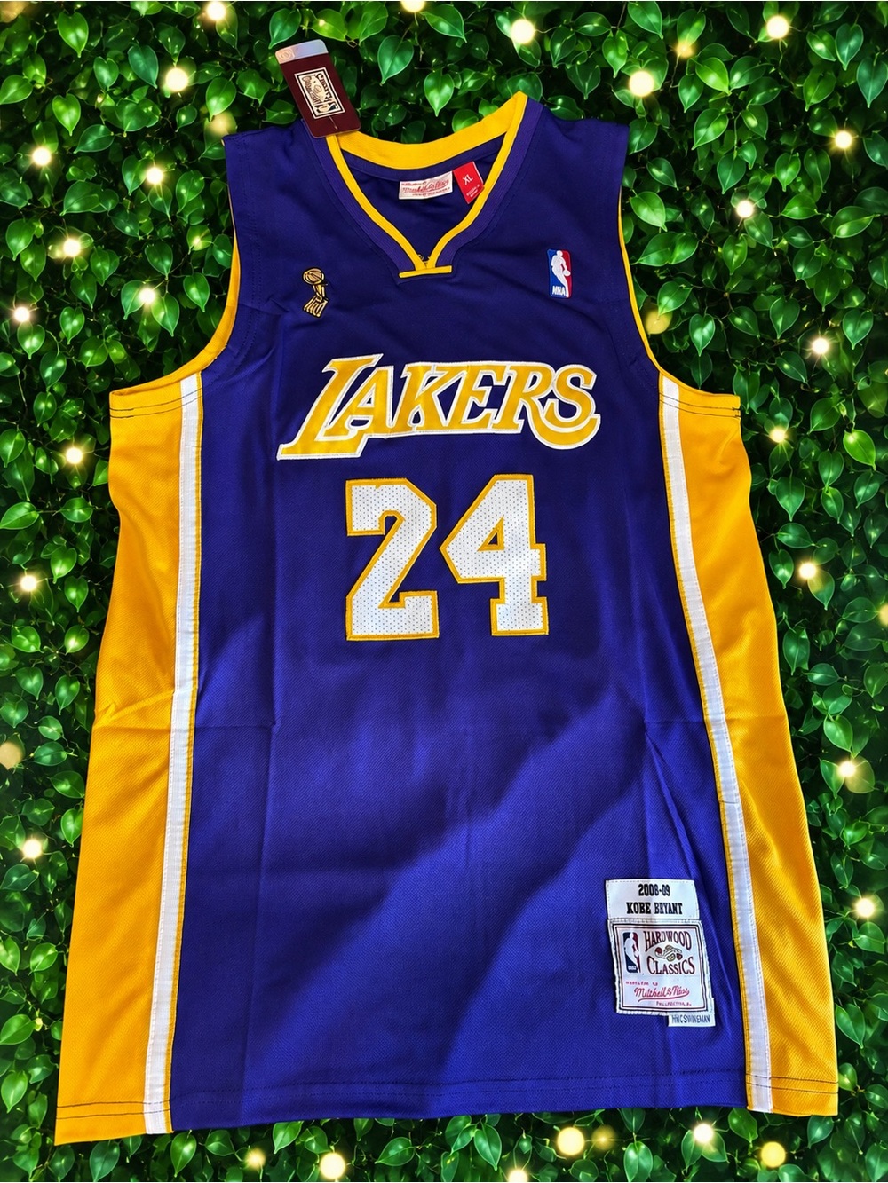 Kobe Bryant Lakers Jersey #24 Mitchell & Ness XL Purple
